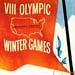 1960 год. Плакат Зимний Олимпиады в Скво-Вэлли.